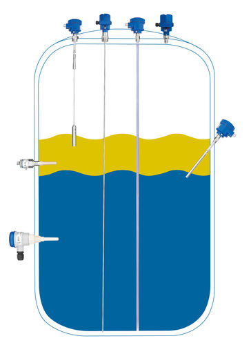 Capteur de niveau mesure d'interface - NivoCapa® NC 8000 - UWT GmbH - capacitif / pour eau / pour carburant