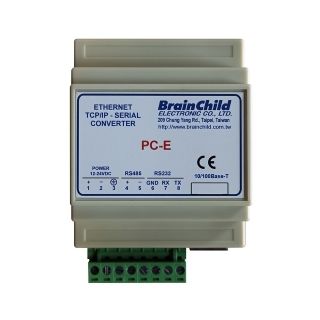Convertisseur Ethernet - PC-E - BRAINCHILD ELECTRONIC CO., LTD - série / RS-232 / RS-485