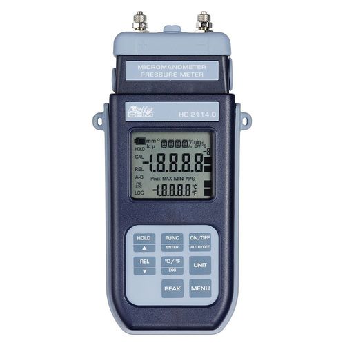 Manomètre absolu - HD2114 series  - Delta OHM - relatif / différentiel / numérique