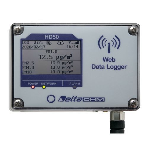 Data logger pour les matières particulaires - HD50PM - Delta OHM - WiFi / ethernet / avec afficheur graphique LCD