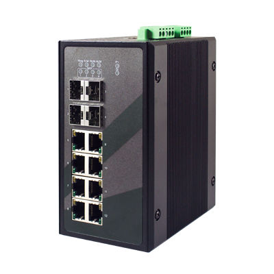 Commutateur Ethernet administrable - EHG9512 Series - Atop Technologies - 12 ports / gigabit / sur rail DIN