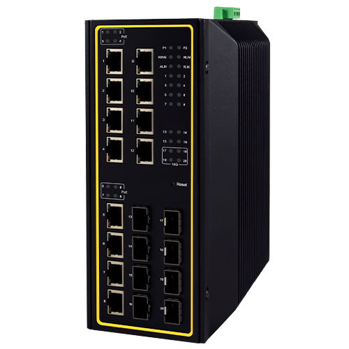 Commutateur Ethernet administrable - EHG7620 Series - Atop Technologies - 20 ports / Gigabit Ethernet / gigabit