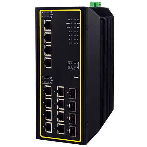 Commutateur Ethernet administrable - EHG7616 Series - Atop Technologies - 16 ports / Gigabit Ethernet / gigabit