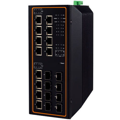 Commutateur Ethernet administrable - EHG7520 Series - Atop Technologies - 20 ports / Gigabit Ethernet / gigabit