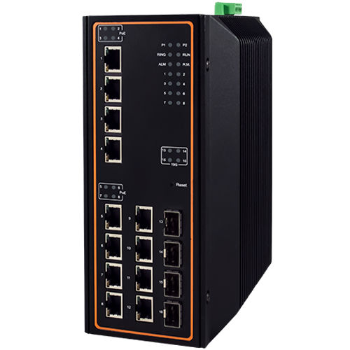 Commutateur Ethernet administrable - EHG7516 Series - Atop Technologies - 16 ports / Gigabit Ethernet / gigabit