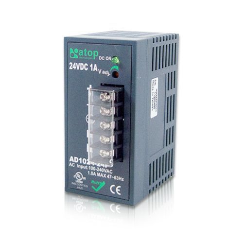Alimentation électrique sur rail DIN - AD1024-24F  - Atop Technologies - AC/DC / avec protection contre les courts-circuits