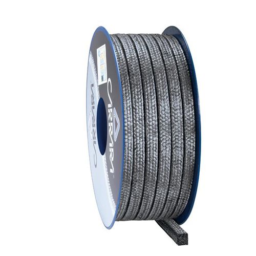 Garniture tressée en graphite - C8100  - Carrara Global Sealing Solution - en fil de carbone / pour pompe