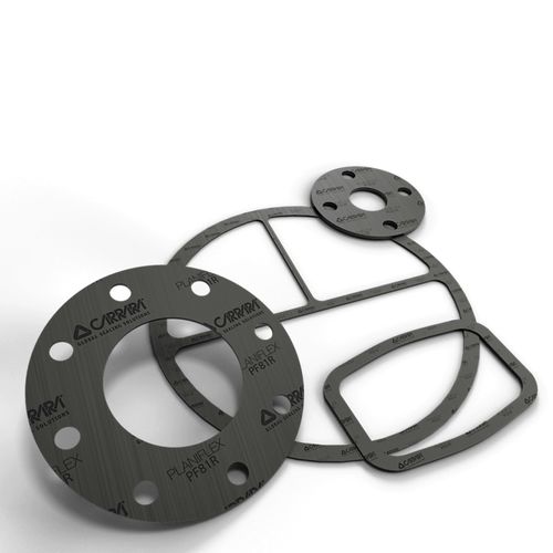Feuille de joint en graphite - PLANIFLEX™ PF81R - Carrara Global Sealing Solution - en fil de métal / en NBR / en nitrile
