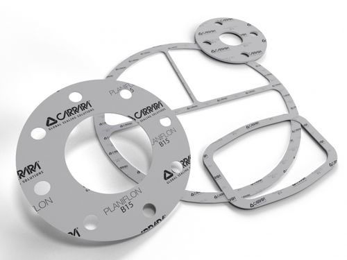 Feuille de joint en PTFE - PLANIFLON™ B15 - Carrara Global Sealing Solution - monté sur bride / de gaz / pour applications industrielles