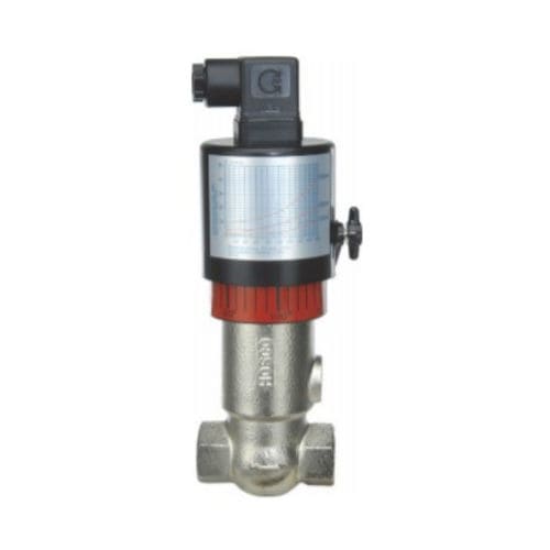 Contrôleur de débit à piston - VD series - VAL.CO srl - à ampoule reed / pour liquides / en acier inoxydable