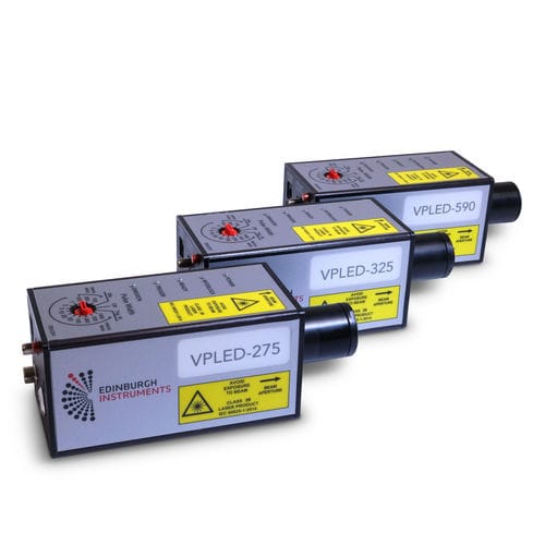 Source laser pulsée - VPLED series - Edinburgh Instruments - CW / à état solide / UV