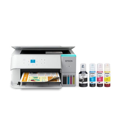 Imprimante à jet d'encre thermique - EcoTank ET-2980 - EPSON - de bureau / à 8 couleurs / haute qualité
