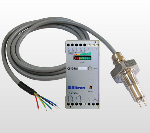 Contrôleur de débit à dispersion thermique - CF12RM - Sitron - pour liquides / pour gaz / en acier inoxydable