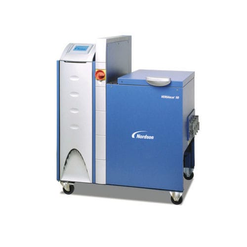 Machine de fusion de colle thermofusible - VersaBlue® Plus series - Nordson Adhesive Dispensing - avec pompe à engrenages