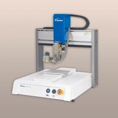 Machine de dosage de colle - Unity™ PURJet Series - Nordson Adhesive Dispensing - à seringue / robotisée / chauffée
