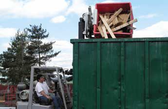 Fourche rotative - 45g-RLH series - Cascade - agricole / pour chariot élévateur / de manutention