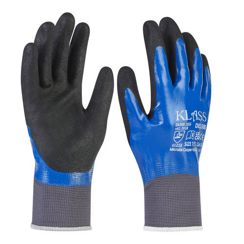 Gants de travail - DEL 508 - Microlin Cooper Ltd - industriel / de protection mécanique / en nitrile