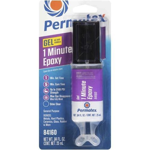 Colle époxy - 84160  - PERMATEX - pour céramique / pour verre / pour métal