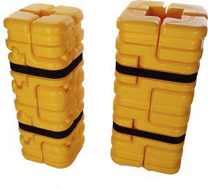 Protection de piliers réglable - CS-FIT-S-Y, CS-FIT-M-Y - Sentry Protection Products