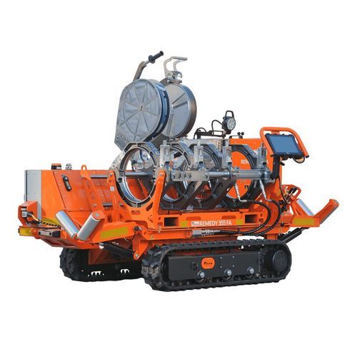 Machine de soudage bout à bout - Remedy 355 FA - RITMO S.p.A. - automatique / avec chariot / pour tuyau en plastique