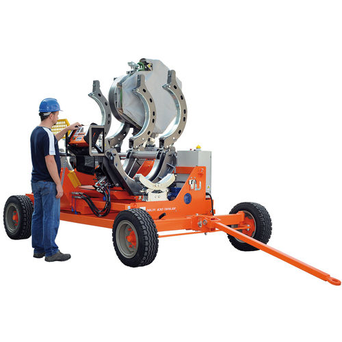 Machine de soudage bout à bout - DELTA 630 TRAILER  - RITMO S.p.A. - automatique / pour plastique / pour tuyaux