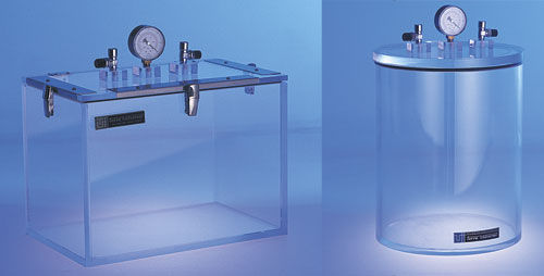 Chambre à vide structure en verre - max. 762 x 762 x 102 mm  - Terra Universal Inc.
