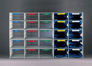 Rayonnage d'atelier - 102 x 45 x 32 cm - Precintia International - mono-face / réglable / pour charges légères