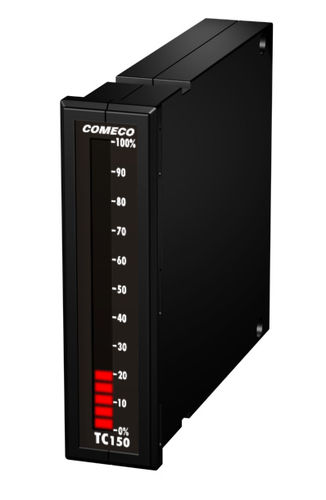 Indicateur de process - -10 °C ... +65 °C | TC150 - Comeco Control & Measurement - avec afficheur à barres / à LED / pour montage sur panneau