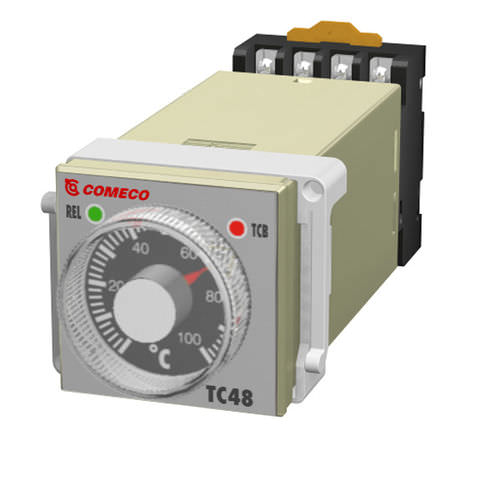 Contrôleur de température analogique - 230 V | TC48 - Comeco Control & Measurement - thermoélectrique / alimentaire / monté sur panneau