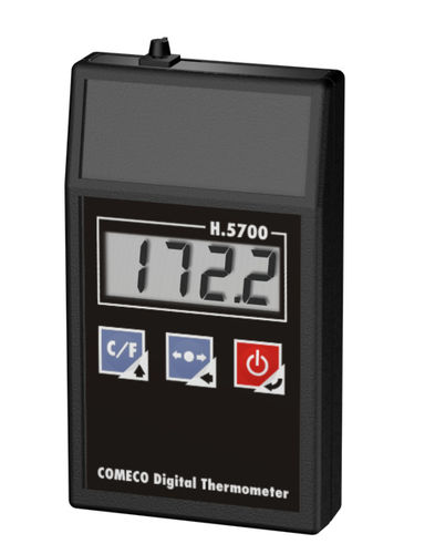 Thermomètre Pt1000 - -100 °C ... +1 700 °C | H5700 - Comeco Control & Measurement - numérique / portable / industriel