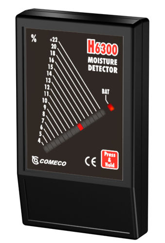 Humidimètre pour le sol - 1 - 7 cm | H6300 - Comeco Control & Measurement - pour le béton / pour le bois / diélectrique