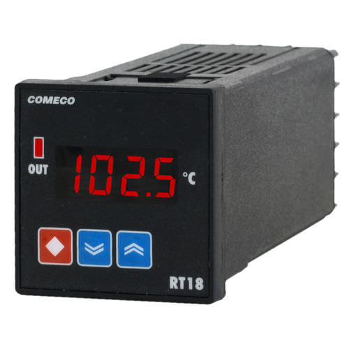 Contrôleur de température avec afficheur LED - -99 °C ... +999 °C | RT18 - Comeco Control & Measurement - programmable / pour l'industrie