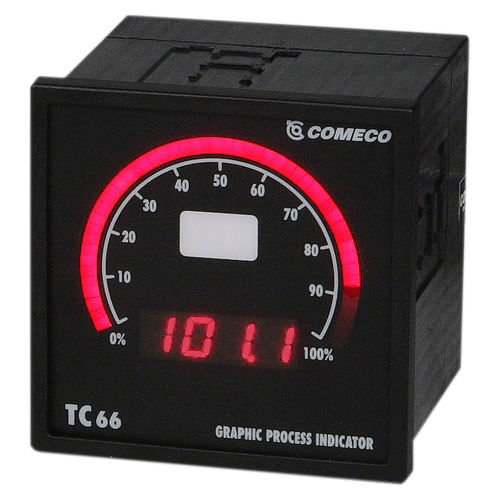Indicateur de process - -10 °C ... +65 °C | TC66 - Comeco Control & Measurement - numérique / pour montage sur panneau