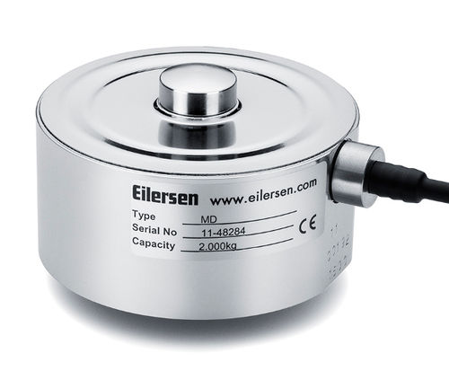 Capteur de force en compression - max. 5000 kg, IP 68 | MD - Eilersen Electric Digital Systems A/S - type bouton / par jauge de contrainte / capacitif