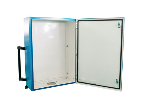 Boîtier mural - Electro Alfa International - rectangulaire / en inox / pour machine-outil