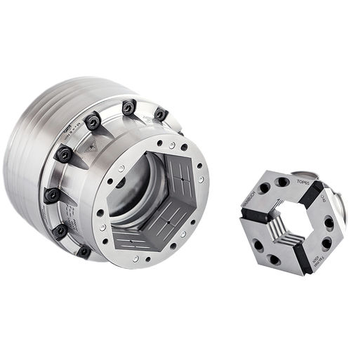 Mandrin automatique - TOPlus premium - HAINBUCH GMBH SPANNENDE TECHNIK - tiré / à grande précision / avec passage au centre