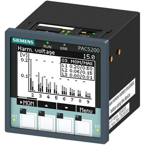 Instrument de mesure de qualité d'énergie -  7KM PAC5200 - Siemens Low-voltage – Power distribution - numérique / pour la distribution électrique / pour conditions extrêmes