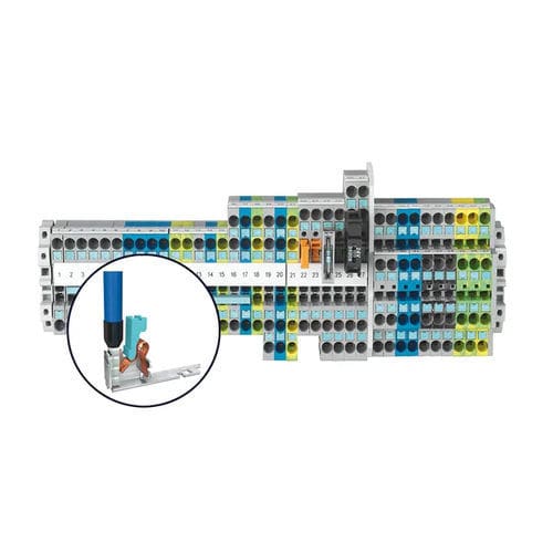 Bloc de jonction basse tension - 8WH6 - Siemens Low-voltage – Power distribution - sur rail-DIN / enfichable / à connexion à vis