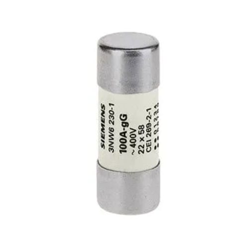 Fusible cylindrique - 3NW series - Siemens Low-voltage – Power distribution - basse tension