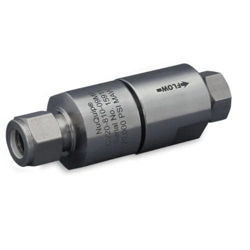 Clapet anti-retour à piston - CV series - Airmo Incorporation - pour eau / NPT / de décolmatage