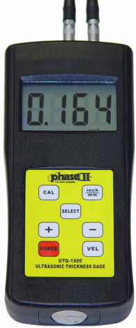 Mesureur d'épaisseur portable - 0.040 - 8" | UTG-1500 - Phase II - de corrosion / à ultrasons / portatif