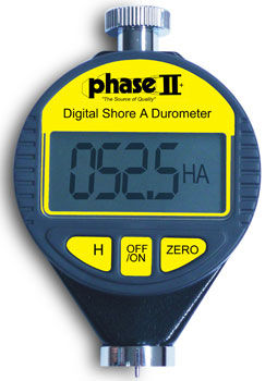 Duromètre Shore A - 0 - 1000 HSA | PHT-960 - Phase II - portable / à affichage digital