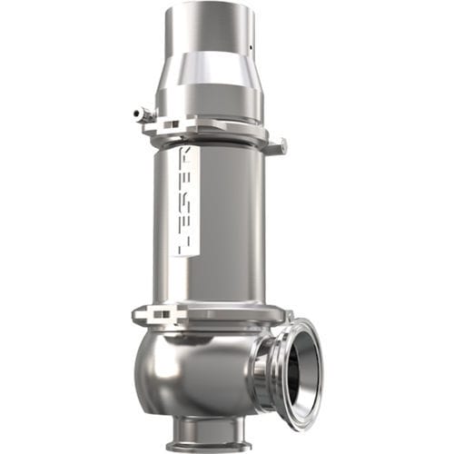 Soupape de sécurité DIN - 483 - LESER GmbH & Co. KG - pour applications hygiéniques / pour l'industrie chimique / pour l'industrie de la boisson
