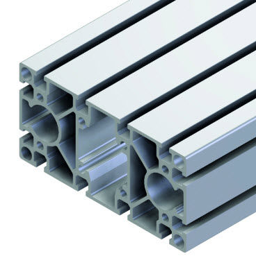 Profilé en aluminium - 20.1013/0  - Minitec - en T / de construction / forte charge