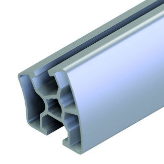 Profilé en aluminium - 20.1134/0 - Minitec - rainuré / rond / de cadre