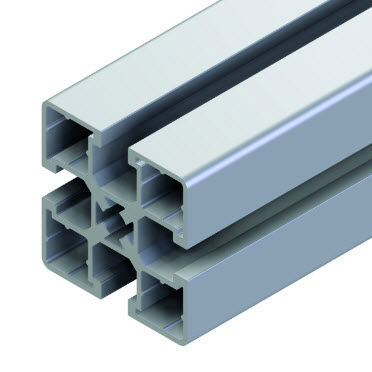 Profilé en aluminium - 20.1063/0 - Minitec - rainuré / extrudé