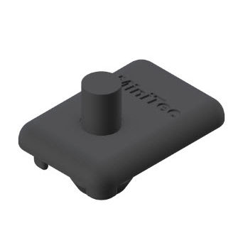 Embout recouvrant non fileté - 22.0994/1 - Minitec - rectangulaire / en ABS / pour extrémité de profilé