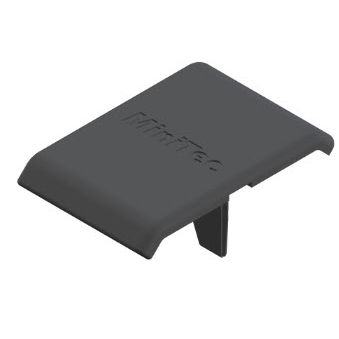 Embout recouvrant non fileté - 22.1024/1 - Minitec - rectangulaire / en polyamide / pour extrémité de profilé