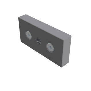 Plaque d'appui en aluminium - 21.1039/0 - Minitec