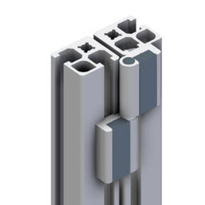 Charnière en aluminium - 21.1100/7 - Minitec - à visser / pour profilés en aluminium / détachable